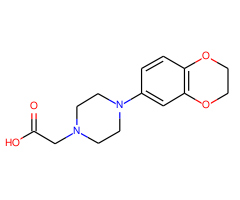 2-[4-(2,3-Dihydrobenzo[b][1,4]dioxin-6-yl)piperazin-1-yl]acetic acid