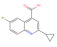 6-Bromo-2-cyclopropyl-quinoline-4-carboxylic acid