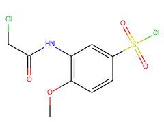 3-(2-Chloro-acetylamino)-4-methoxy-benzenesulfonyl chloride