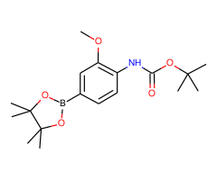 tert-Butyl (2-methoxy-4-(4,4,5,5-tetramethyl-1,3,2-dioxaborolan-2-yl)phenyl)carbamate