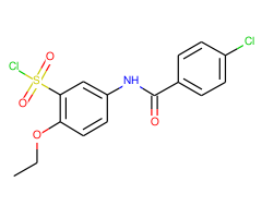 5-(4-Chlorobenzoylamino)-2-ethoxybenzenesulfonyl chloride