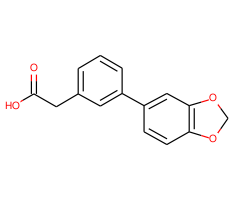 3-Biphenyl-[1,3]dioxol-5-yl-acetic acid