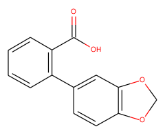 2-Biphenyl-[1,3]dioxol-5-yl-carboxylic acid