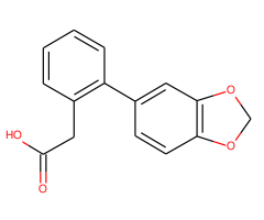 2-Biphenyl-[1,3]dioxol-5-yl-acetic acid