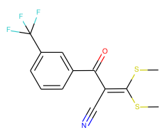 3,3-Bis(methylthio)-2-[3-(trifluoromethyl)-benzoyl]acrylonitrile