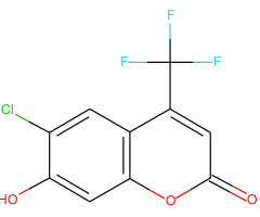 6-Chloro-7-hydroxy-4-(trifluoromethyl)coumarin