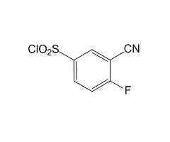 4-Fluoro-3-cyanobenzenesulfonyl chloride
