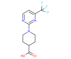 1-[4-(Trifluoromethyl)-2-pyrimidinyl]-4-piperidinecarboxylic acid
