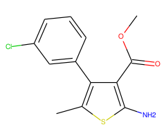 2-Amino-4-(3-chlorophenyl)-5-methyl-thiophene-3-carboxylic acid methyl ester