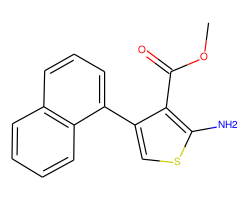 2-Amino-4-naphthalen-1-yl-thiophene-3-carboxylic acid methyl ester