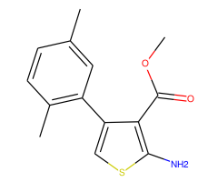 2-Amino-4-(2,5-dimethylphenyl)thiophene-3-carboxylic acid methyl ester