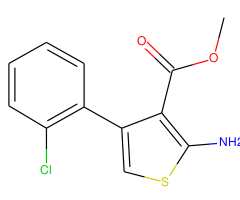 2-Amino-4-(2-chlorophenyl)thiophene-3-carboxylic acid methyl ester