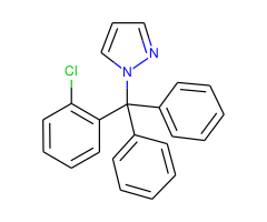 1-((2-Chlorophenyl)diphenylmethyl)-1H-pyrazole