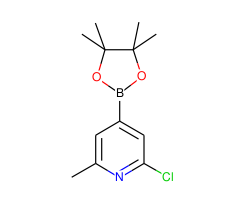 2-Chloro-6-methyl-4-(4,4,5,5-tetramethyl-1,3,2-dioxaborolan-2-yl)pyridine