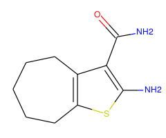 2-amino-5,6,7,8-tetrahydro-4H-cyclohepta[b]thiophene-3-carboxamide
