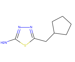 5-(cyclopentylmethyl)-1,3,4-thiadiazol-2-amine
