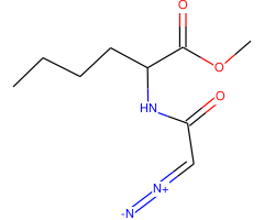 Diazoacetyl-DL-norleucine methyl ester