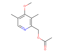 (4-Methoxy-3,5-dimethylpyridin-2-yl)methyl acetate