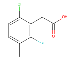 6-Chloro-2-fluoro-3-methylphenylacetic acid