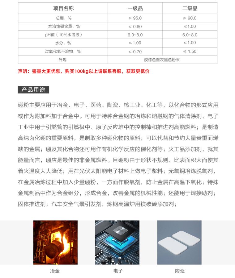硼粉-应用页