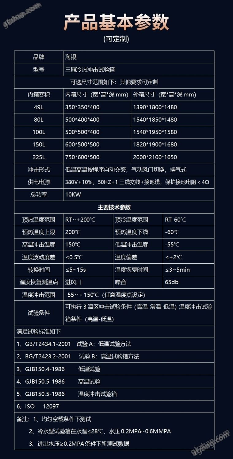 冷热冲击试验箱