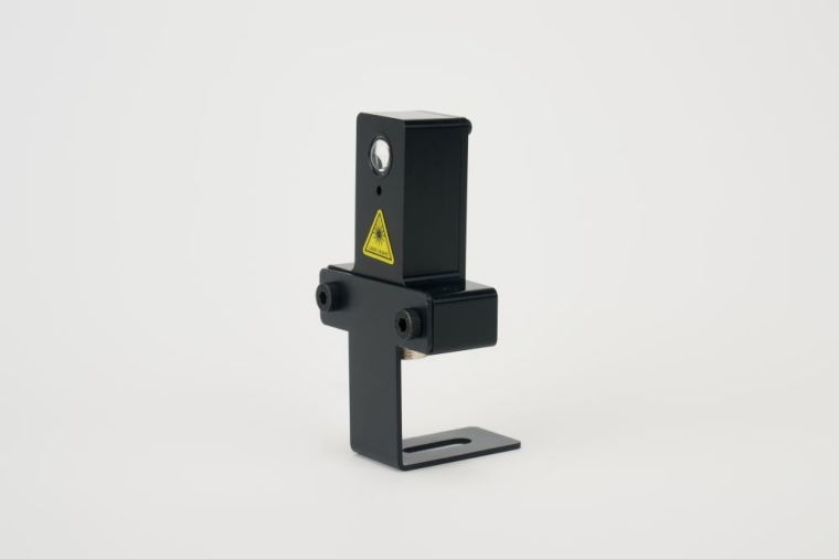 激光转速传感器ROLS-5PW安装在L型支架上