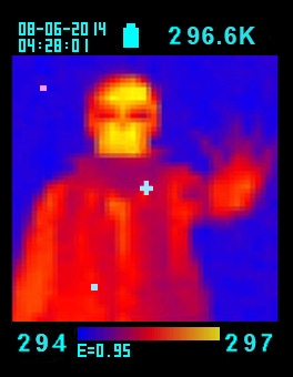 红外热像仪屏幕