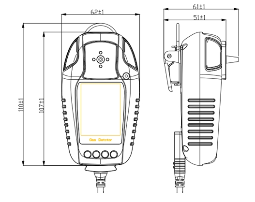 安帕尔 SPES-EX 独行者系列手持式可燃气浓度检测仪详情图1