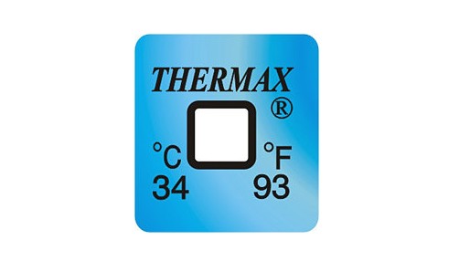 英国Thermax单格测温纸34℃展示图