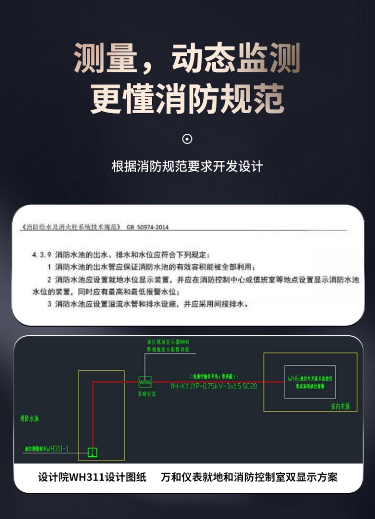 消防液位显示器 高位水箱专用 就地/消控室同步显示171530885